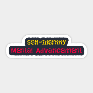 Empowered Self-Identity Styles Sticker